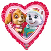 Amscan Fóliový balón Paw Patrol Love Girl 43cm Amscan Fóliový balón Paw Patrol Love Girl 43cm