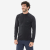 QUECHUA Pánska turistická mikina MH500 Light čierna 2XL QUECHUA Pánska turistická mikina MH500 Light čierna 2XL