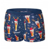 Pánske vianočné boxerky modré vianočné pivo, veľ. M Pánske vianočné boxerky modré vianočné pivo, veľ. M