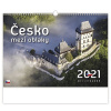Česko mezi oblaky 2022, nástěnný kalendář, prodloužená záda Česko mezi oblaky 2022, nástěnný kalendář, prodloužená záda