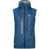 Dámska skialpinistická zatepľovacia vesta Ortovox Swisswool Piz Boe Vest Women's - sea surface XS Dámska skialpinistická zatepľovacia vesta Ortovox Swisswool Piz Boe Vest Women's - sea surface XS