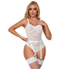 Subblime - 954284 body with chains + garter belt white s/m Subblime - 954284 body with chains + garter belt white s/m