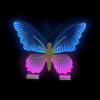 2Kids Toys LED NEON LIGHT lampička Motýľ 2Kids Toys LED NEON LIGHT lampička Motýľ