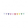 Girlanda - farebné vlajky - PVC - 600 cm Girlanda - farebné vlajky - PVC - 600 cm