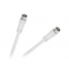 CABLETECH kábel zástrčka F - zástrčka F 3m biely KPO2288-3 CABLETECH kábel zástrčka F - zástrčka F 3m biely KPO2288-3