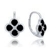 MINET JMAS7058CE00 - MINET Stříbrné náušnice čtyřlístky s černou perletí MINET JMAS7058CE00 - MINET Stříbrné náušnice čtyřlístky s černou perletí