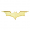 Spona na peníze Netopýr 74231 - zlatá / plast Spona na peníze Netopýr 74231 - zlatá / plast