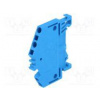 Svorka na lištu 280 0,08÷2,5mm2 póly 1 svorky 3 modrá 800V Svorka na lištu 280 0,08÷2,5mm2 póly 1 svorky 3 modrá 800V