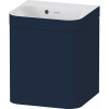 DURAVIT Happy D.2 Plus c-bonded závesná skrinka s nábytkovým umývadielkom bez otvoru, 1 dvierka, pánty vpravo, 400 x 360 x 480 mm, nočná modrá matná lakovaná, HP4634N98980000 DURAVIT Happy D.2 Plus c-bonded závesná skrinka s nábytkovým umývadielkom bez otvoru, 1 dvierka, pánty vpravo, 400 x 360 x 480 mm, nočná modrá matná lakovaná, HP4634N98980000