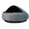 Pelech/kukaň pro psy Soft Igloo ČERNO-ŠEDÁ Vyberte velikost: XL Pelech/kukaň pro psy Soft Igloo ČERNO-ŠEDÁ Vyberte velikost: XL