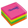 Post-It Samolepiaci bloček kocka Tartan 76x76 4 neónové farby Post-It Samolepiaci bloček kocka Tartan 76x76 4 neónové farby