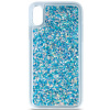 Silikónové puzdro na Samsung Galaxy A03s A037 Liquid Sparkle modré Silikónové puzdro na Samsung Galaxy A03s A037 Liquid Sparkle modré