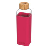 Quokka Storm sklenená fľaša 700 ml, maroon Quokka Storm sklenená fľaša 700 ml, maroon