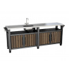 Keter UNITY Chef grilovací stôl 415 l Walnut, 612065 Keter UNITY Chef grilovací stôl 415 l Walnut, 612065