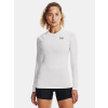 Dámske tričko Under Armour UA HG Authentics Comp LS Biela XL Dámske tričko Under Armour UA HG Authentics Comp LS Biela XL