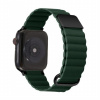 AppleKing kožený magnetický remienok s kovovými detailmi pre Apple Watch 42mm / 41mm / 40mm / 38mm - tmavozelený - možnosť vrátiť tovar ZADARMO do 30tich dní AppleKing kožený magnetický remienok s kovovými detailmi pre Apple Watch 42mm / 41mm / 40mm / 38mm - tmavozelený - možnosť vrátiť tovar ZADARMO do 30tich dní