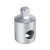 Adaptér s otvorom pre trhák, vnútorný 3/8” na vonkajší 1/4”, dĺžka 28mm, FORTUM Adaptér s otvorom pre trhák, vnútorný 3/8” na vonkajší 1/4”, dĺžka 28mm, FORTUM