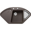 Blanco Delta II Silgranitový drez, 106x58 cm, s ovládaním odtoku a príslušenstvom, InFino, kávová 523669 Blanco Delta II Silgranitový drez, 106x58 cm, s ovládaním odtoku a príslušenstvom, InFino, kávová 523669