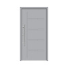 Hliníkovo-oceľové vchodové dvere pasívne Zeus 110 x 210 cm L sivé Hliníkovo-oceľové vchodové dvere pasívne Zeus 110 x 210 cm L sivé