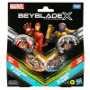 Beyblade X Marvel Collab: Iron Man vs. Thanos 4-80B X Venom 4-60B hracia sada - Hasbro Beyblade X Marvel Collab: Iron Man vs. Thanos 4-80B X Venom 4-60B hracia sada - Hasbro