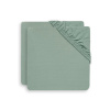 Jollein Napínacia plachta 120x60 cm 2 ks Ash Green Jollein Napínacia plachta 120x60 cm 2 ks Ash Green