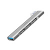 Logilink UA0436 Ultraslim USB-A -> USB-A 4-Port Hub Aluminium Logilink UA0436 Ultraslim USB-A -> USB-A 4-Port Hub Aluminium