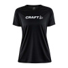 Dámske funkčné tričko CRAFT CORE Unify Logo black L Dámske funkčné tričko CRAFT CORE Unify Logo black L