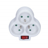 Solight rozbočovač, 3 x 10A, biely, vypínač 8592718020361 Solight rozbočovač, 3 x 10A, biely, vypínač 8592718020361