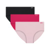 Dámske nohavičky 3-pack Under Armour UA Pure Stretch NS HIP 3pk ružová Dámske nohavičky 3-pack Under Armour UA Pure Stretch NS HIP 3pk ružová
