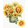 Maľovanie podľa čísel Vedierko slnečníc, 40x50 cm, vypnuté plátno na rám (6057121) Maľovanie podľa čísel Vedierko slnečníc, 40x50 cm, vypnuté plátno na rám (6057121)