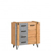 Komoda LOFTER 06 betón milénium + dub wotan Komoda LOFTER 06 betón milénium + dub wotan
