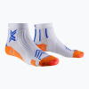 Pánske bežecké ponožky X-Socks Run Expert Ankle white/orange/twyce blue Pánske bežecké ponožky X-Socks Run Expert Ankle white/orange/twyce blue