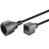 PremiumCord Prodlužovací přívod 230V s EURO konektorem C14 (IEC connection) , 20cm ppu1-01 PremiumCord Prodlužovací přívod 230V s EURO konektorem C14 (IEC connection) , 20cm ppu1-01