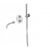 Cersanit Zen, podomietková vaňová súprava s ručnou sprchovou hlavicou, chrómová, S952-034 Cersanit Zen, podomietková vaňová súprava s ručnou sprchovou hlavicou, chrómová, S952-034