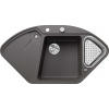 Blanco Delta II Silgranitový drez, 104x56 cm, s ovládaním odtoku a príslušenstvom, InFino, sivá skala 523671 Blanco Delta II Silgranitový drez, 104x56 cm, s ovládaním odtoku a príslušenstvom, InFino, sivá skala 523671