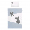 5-dielne posteľné obliečky Belisima Mouse 100/135 modré 5-dielne posteľné obliečky Belisima Mouse 100/135 modré
