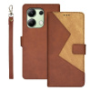 Peňaženkové kožené puzdro Idewei Two-color na Xiaomi Redmi Note 13 4G - Hnedá Peňaženkové kožené puzdro Idewei Two-color na Xiaomi Redmi Note 13 4G - Hnedá