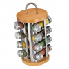 KUCHENPROFI Stojan hnedá - polička na korenie s 16 nádobami KUCHENPROFI Stojan hnedá - polička na korenie s 16 nádobami