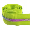 Zips metráž / 5 mm / zelený / dúhové zúbky Zips metráž / 5 mm / zelený / dúhové zúbky