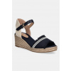 Sandále Tommy Hilfiger FRINGE CANVAS MEDIUM WEDGE FW0FW08879 tmavomodrá EUR 41 Sandále Tommy Hilfiger FRINGE CANVAS MEDIUM WEDGE FW0FW08879 tmavomodrá EUR 41