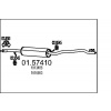 Stredný tlmič výfuku MTS 01.57410 Stredný tlmič výfuku MTS 01.57410