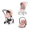 Cybex Platinum CYBEX Mios Travel Set + Cloud T Plus - Style Collection peach pink 2026 matt black Cybex Platinum CYBEX Mios Travel Set + Cloud T Plus - Style Collection peach pink 2026 matt black