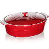 Banquet Forma zapekacia oválna s pokrievkou Culinaria Red 3,6 l, 3,6 l Banquet Forma zapekacia oválna s pokrievkou Culinaria Red 3,6 l, 3,6 l