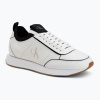 Dámske topánky Calvin Klein HW0HW02994 Retro Runner Sock Patch Leather bright white/black Dámske topánky Calvin Klein HW0HW02994 Retro Runner Sock Patch Leather bright white/black