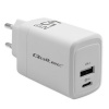 QOC Qoltec 51825 Nabíjačka GaN 45W | 5 – 20 V | 1,5 – 3 A | 1 x USB-C PD | 1x USB QC 3.0 | Biela QOC Qoltec 51825 Nabíjačka GaN 45W | 5 – 20 V | 1,5 – 3 A | 1 x USB-C PD | 1x USB QC 3.0 | Biela