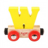 Bigjigs Rail Vagónik drevenej vláčkodráhy - Písmeno W Bigjigs Rail Vagónik drevenej vláčkodráhy - Písmeno W