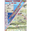 Šumava - Povydří - mapa na šátku Šumava - Povydří - mapa na šátku