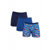 Pánske boxerky 946/02 A'3 modrá zmes - Cornette XXL Pánske boxerky 946/02 A'3 modrá zmes - Cornette XXL