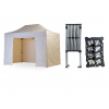 Nožnicový párty stan 2x4 m TENTino SMALL HEXAGON Farba opláštenia: 2A - KRÉMOVÁ Nožnicový párty stan 2x4 m TENTino SMALL HEXAGON Farba opláštenia: 2A - KRÉMOVÁ