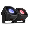BeamZ BBP12 mini accu uplight set - 2x IP65 vodeodolné uplights - S 12W RGBAL LED - WDMX BeamZ BBP12 mini accu uplight set - 2x IP65 vodeodolné uplights - S 12W RGBAL LED - WDMX
